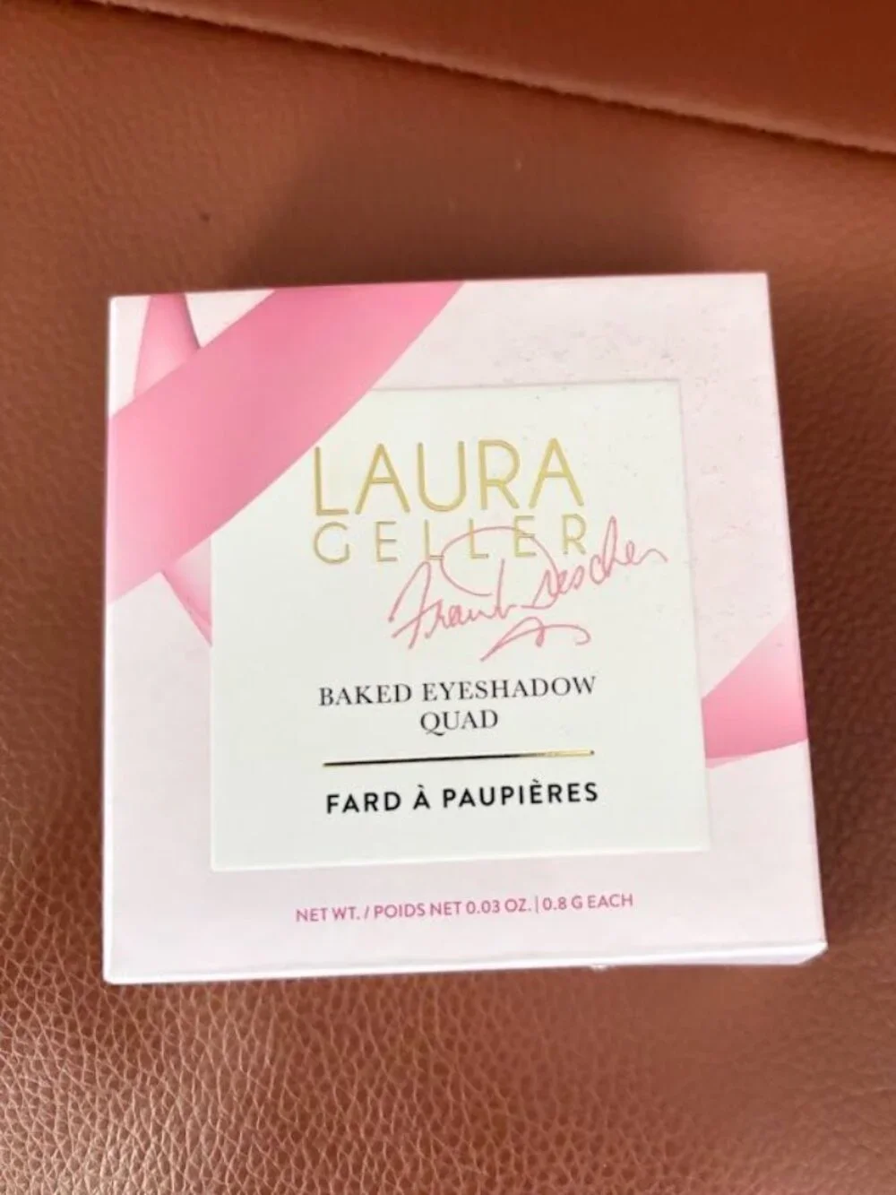 LAURA GELLER NEW YORK Baked Eyeshadow Quad Pink Buttercream NWT